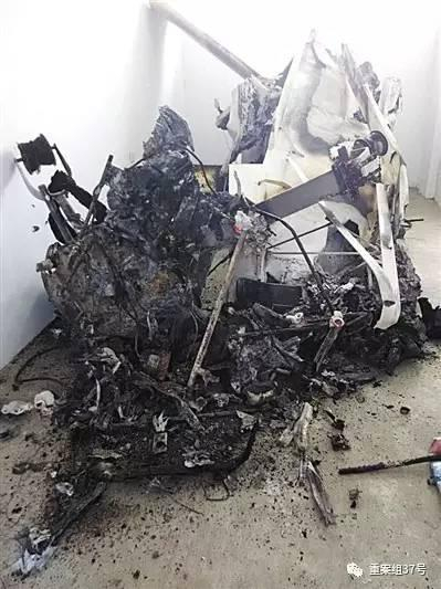 ▲赵新宇坠亡的飞机残骸。 新京报记者王巍摄