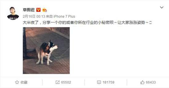 其中一位网友说……