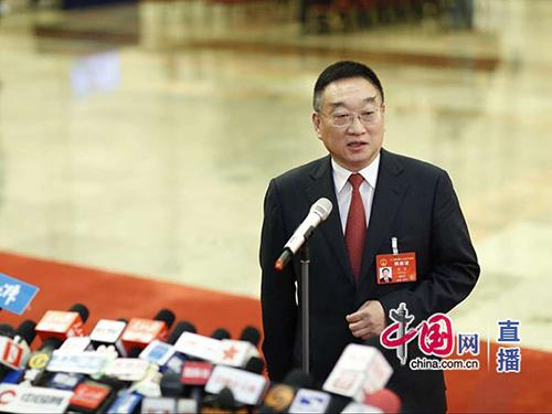 中国水利部部长陈雷中国网&nbsp;杨佳摄影&nbsp;