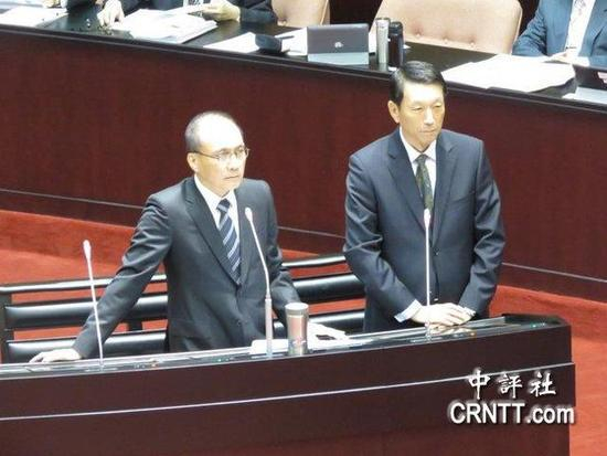  林全否认要将太平岛租给美军。（图片来源：香港中评社）