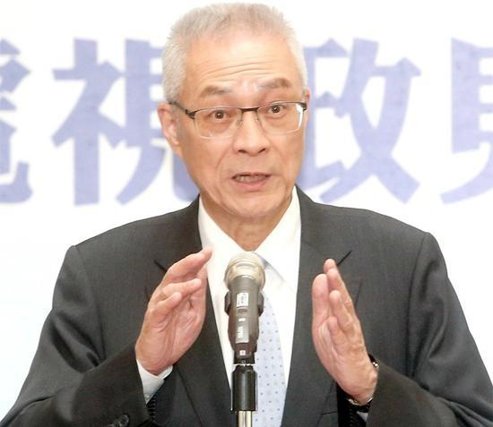 吴敦义。（图片来源：台湾《联合报》）
