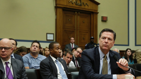 美国联邦调查局前局长柯米。 资料图