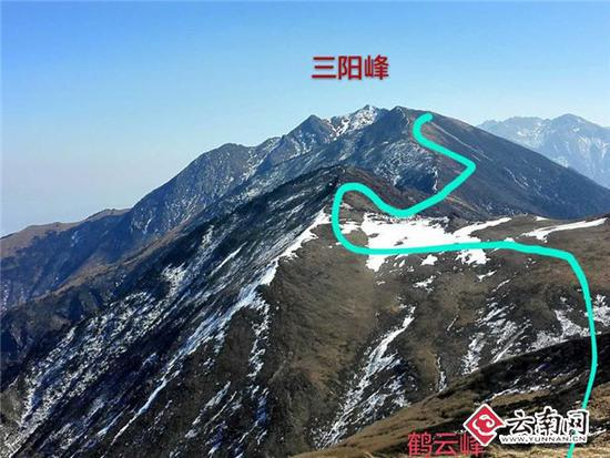 红星社”群里的驴友称，从鹤云峰到三阳峰至少需要3小时&nbsp;