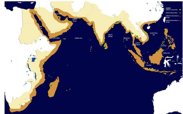  印度文化部对“季风计划”的说明示意图。（来源：观察者网）