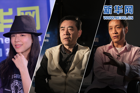 演员张静初、陈宝国、冯远征接受新华社记者专访。新华网发&nbsp;孟菁、李骁姗摄