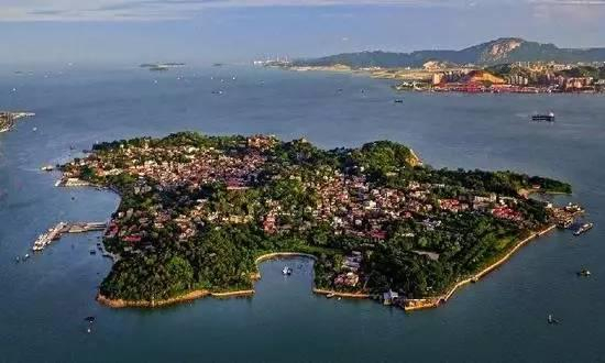 △鼓浪屿鸟瞰