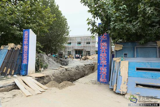 二水厂过滤水工程施工地（7月8日摄&nbsp;图片来源：tuku.qianlong.com）。千龙网记者&nbsp;许珠珠摄