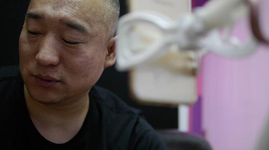 直播中的赵金龙。&nbsp;