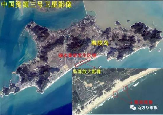 海陵岛裂流事故示意图（点击可拉大查看大图）