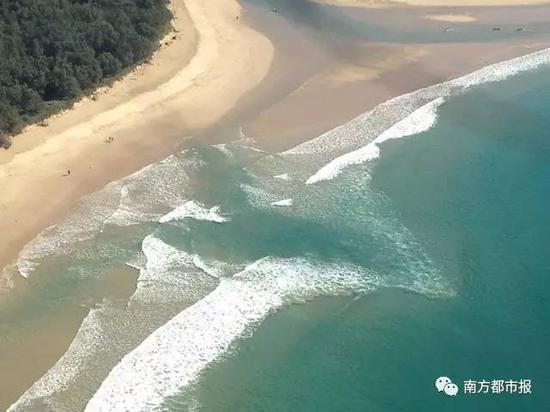 澳大利亚Park&nbsp;Beach海岸裂流