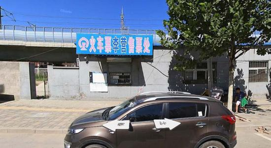  百度街景显示目前的李营站。