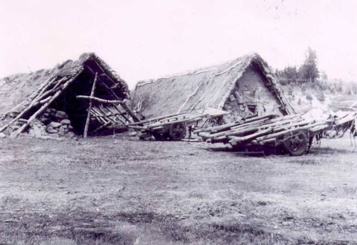 建场初期塞罕坝创业者曾经住过的窝棚