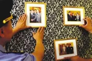 胡某伪造的合影