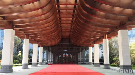 迎宾长廊。北京市建筑设计研究院有限公司供图 千龙网发