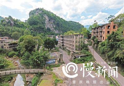 ▲隐藏在大山深处的原双溪机械厂