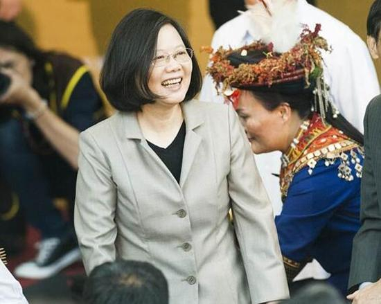 台湾地区领导人蔡英文。（图片来源：台湾《中时电子报》）