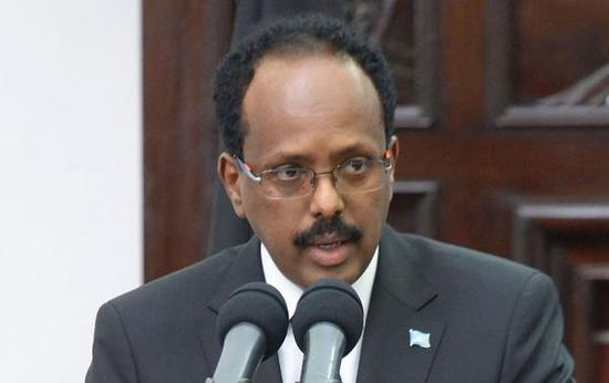 索马里总统穆罕默德·阿卜杜拉希·穆罕默德 &nbsp;视觉中国 资料图