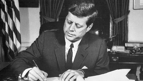 肯尼迪。图片来源：视觉中国