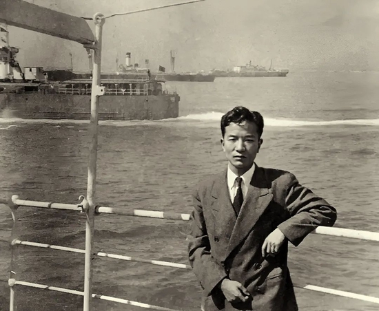 ·1950年3月，王希季在大洋彼岸登上克利夫兰总统号邮轮，踏上了回归祖国的征程。
