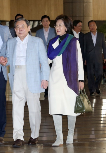  ·李健熙和洪罗喜夫妇。