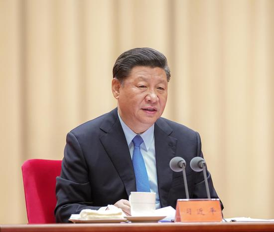 　　2019年5月31日，“不忘初心、牢记使命”主题教育工作会议在北京召开。中共中央总书记、国家主席、中央军委主席习近平出席会议并发表重要讲话。 新华社记者 鞠鹏/摄