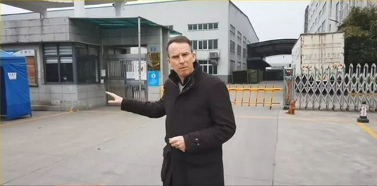 上图：BBC驻华怂炮记者沙磊。