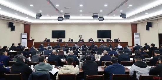 会议现场。图源：九江发布