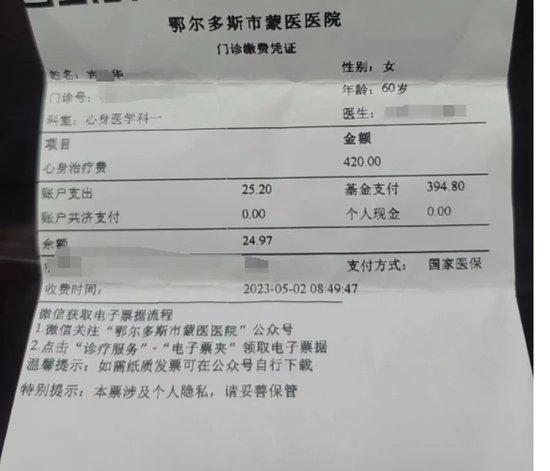 医院的消费清单图片图片