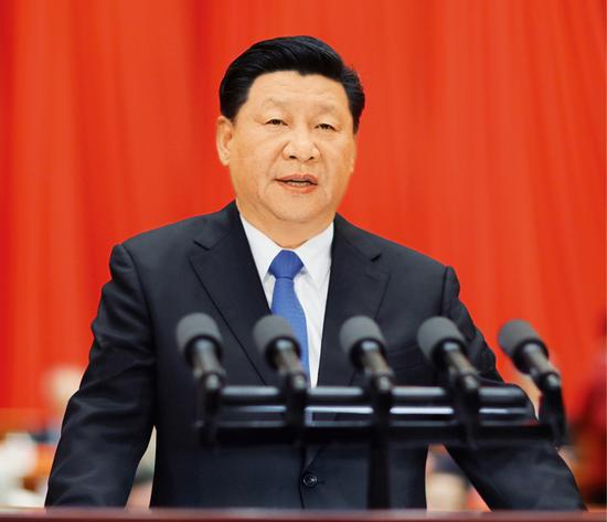  2018年5月28日，中国科学院第十九次院士大会、中国工程院第十四次院士大会在北京人民大会堂隆重开幕。中共中央总书记、国家主席、中央军委主席习近平出席会议并发表重要讲话。　新华社记者 鞠鹏/摄