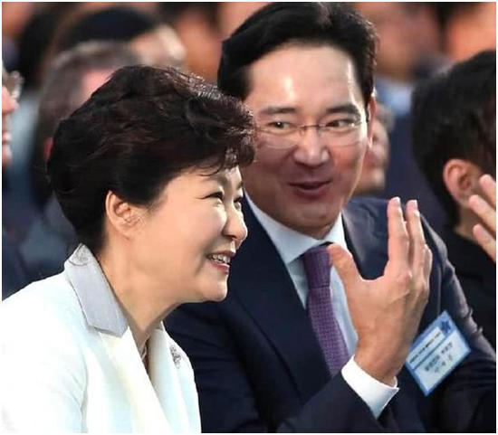  ▲朴槿惠与李在榕