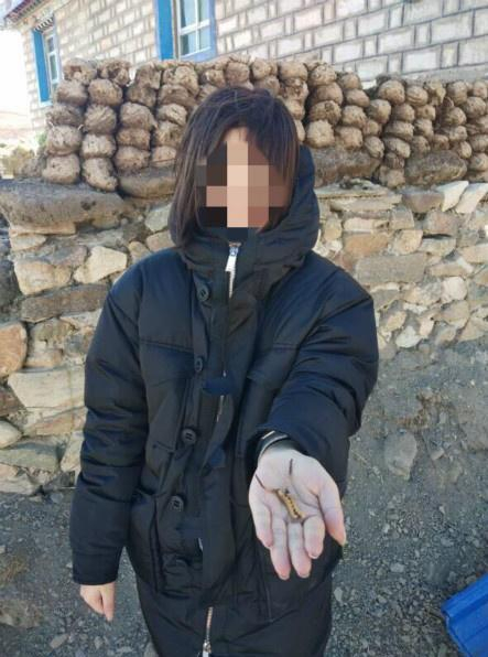 ▲&nbsp;“虫草姑娘”其实是犯罪团伙请来模特摆拍。警方供图。