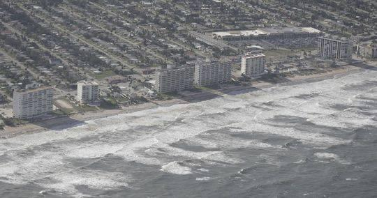 沿海城市受到海平面上升威胁