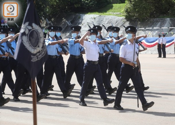  此次共有149名学员结业。图自香港“东网”
