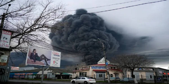 敖德萨发生的爆炸 &nbsp;图：社交媒体