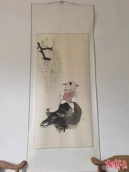 黄中原画的画。焦晶娴/摄