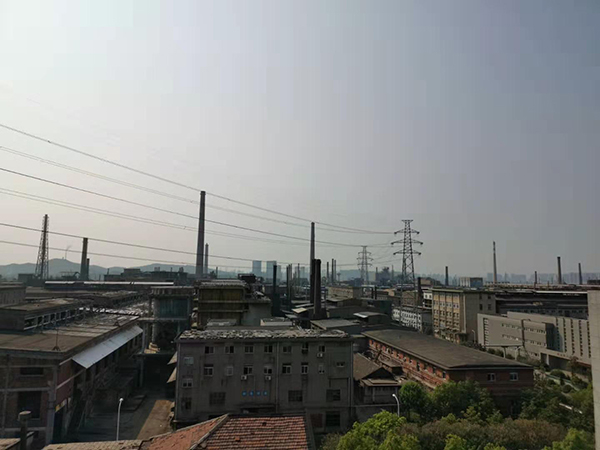 株洲清水塘关停后的“株冶”工厂。&nbsp; 澎湃新闻记者谭君 图