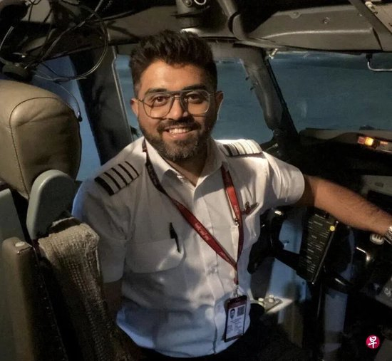 迪拜航空FZ1073航班的印度籍机长马查尔被各方誉为英雄。（路透社）