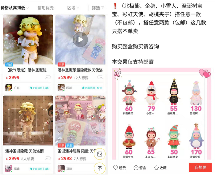  二手电商平台的盲盒售卖情况