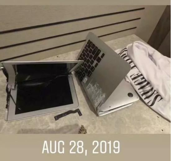  被蒋劲夫砸坏的电脑