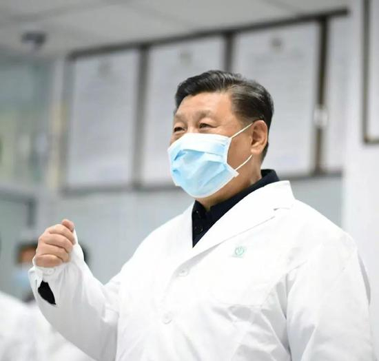 ▲2月10日，习近平在北京调研指导新冠肺炎疫情防控工作。