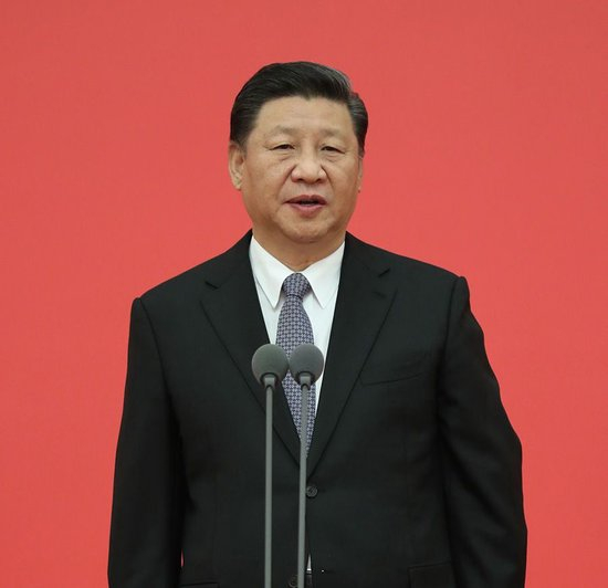 2018年11月9日，习近平总书记向国家综合性消防救援队伍致训词。新华社记者 鞠鹏 摄