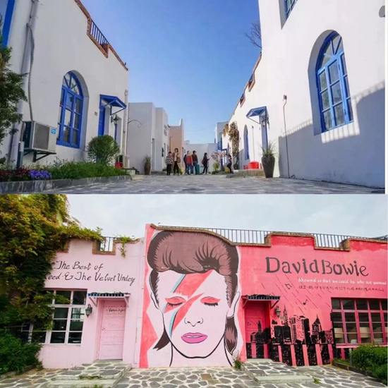 音乐小镇改造前后 图源来自网络