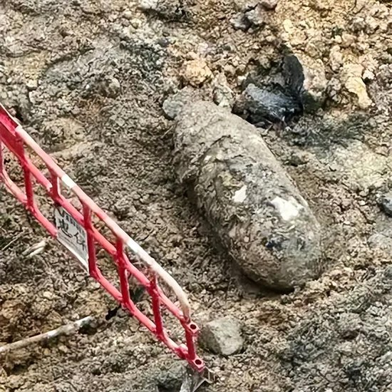 香港闹市发现战时炸弹