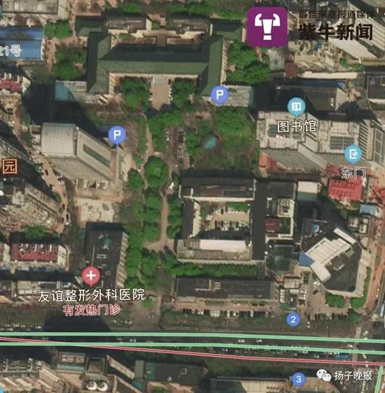 　案发地点环境俯视图