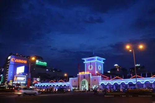 图为胡志明市夜景。图源：新华社