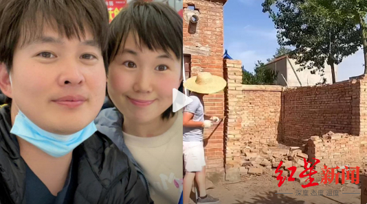  ↑暖小肉夫妇和他们的农村瓦房