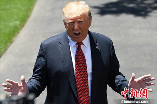  资料图：美国总统特朗普。中新社记者 陈孟统 摄
