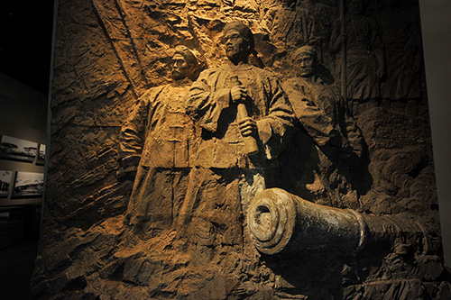 位于山东省威海市的甲午战争博物馆陈列馆。