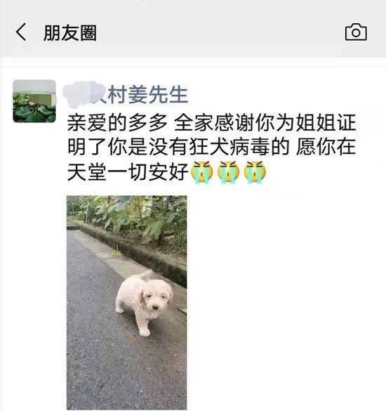  △姜先生发朋友圈给多多洗冤
