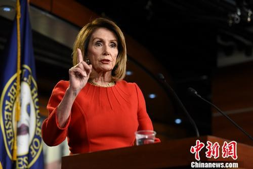  资料图：美国国会众议院议长、民主党人佩洛西。中新社记者 陈孟统 摄